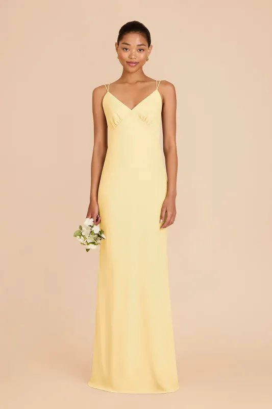 Dasha Chiffon Dress - Lemon Sorbet sold by Birdy Grey
