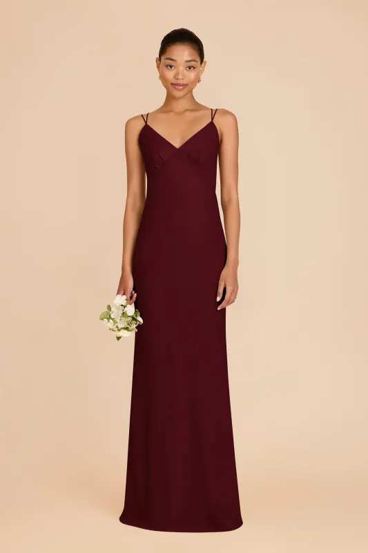Dasha Chiffon Dress - Cabernet sold by Birdy Grey