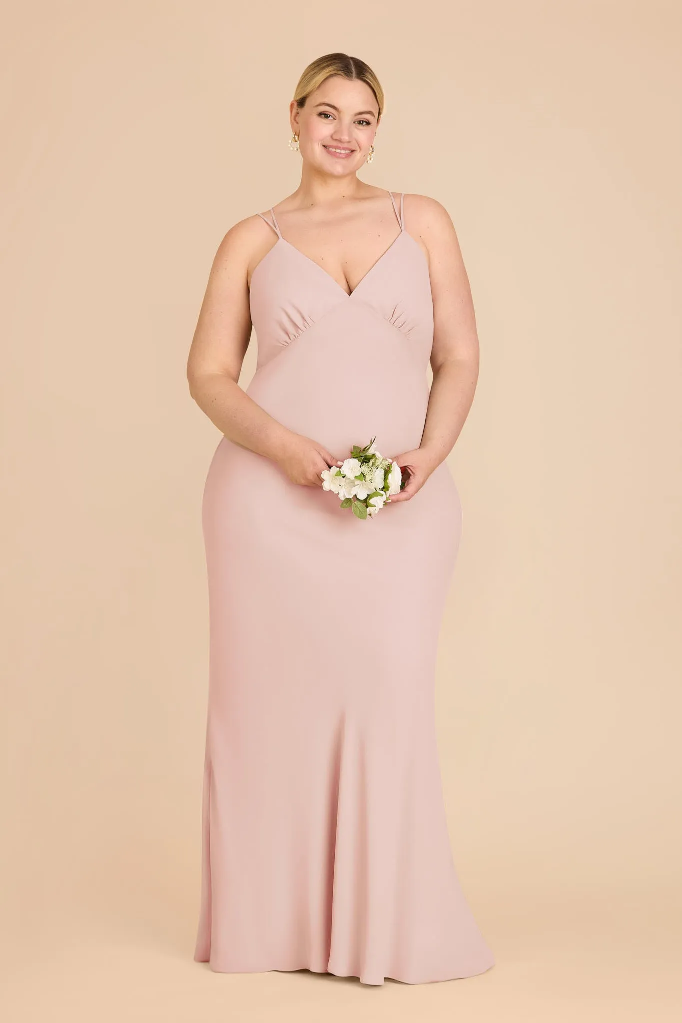 Dasha Chiffon Dress - Blush Pink sold by Birdy Grey product image thumbnail 2