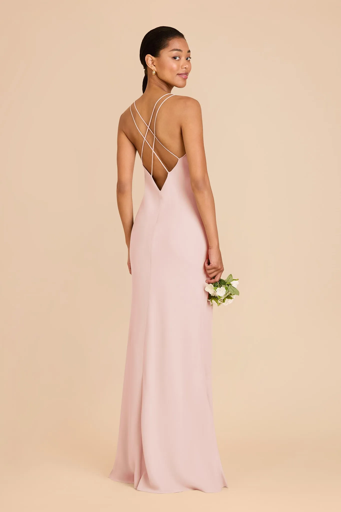 Dasha Chiffon Dress - Blush Pink sold by Birdy Grey product image thumbnail 4