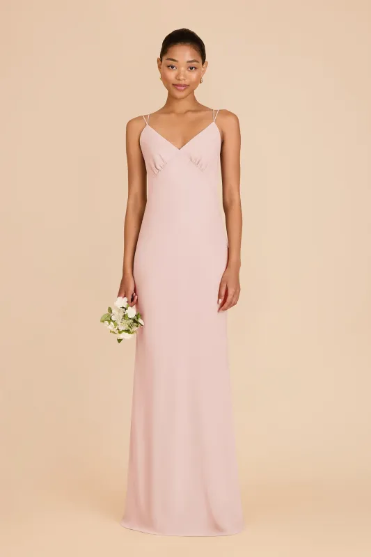 Dasha Chiffon Dress - Blush Pink sold by Birdy Grey