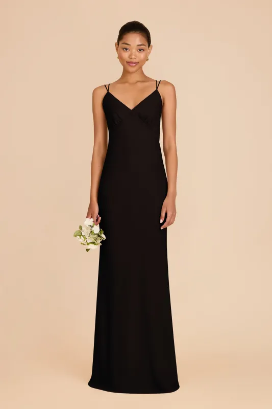 Dasha Chiffon Dress - Black sold by Birdy Grey