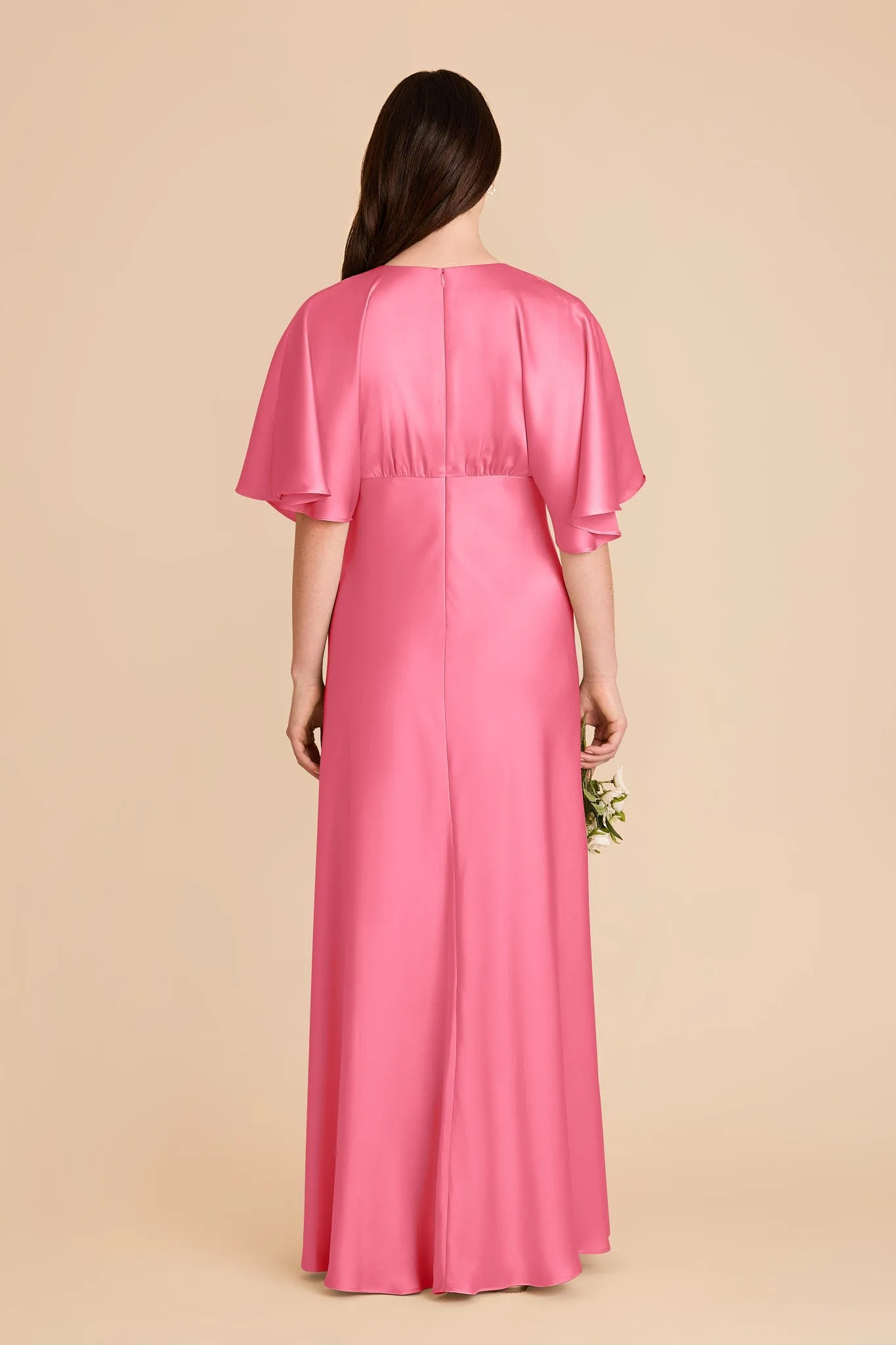 Shyla Matte Satin Dress - Bon Bon Pink sold by Birdy Grey product image thumbnail 5