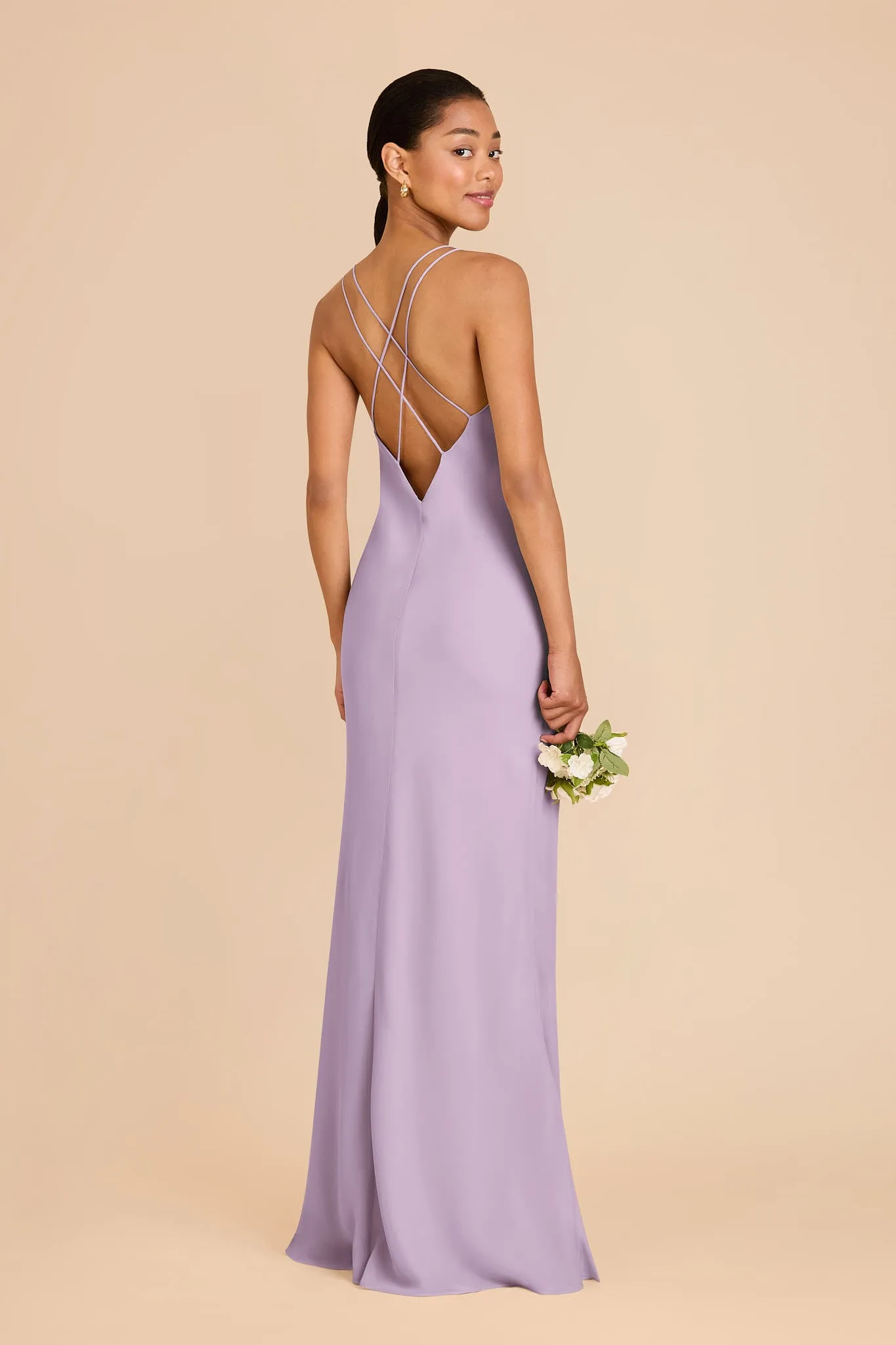 Dasha Chiffon Dress - Lavender sold by Birdy Grey product image thumbnail 3