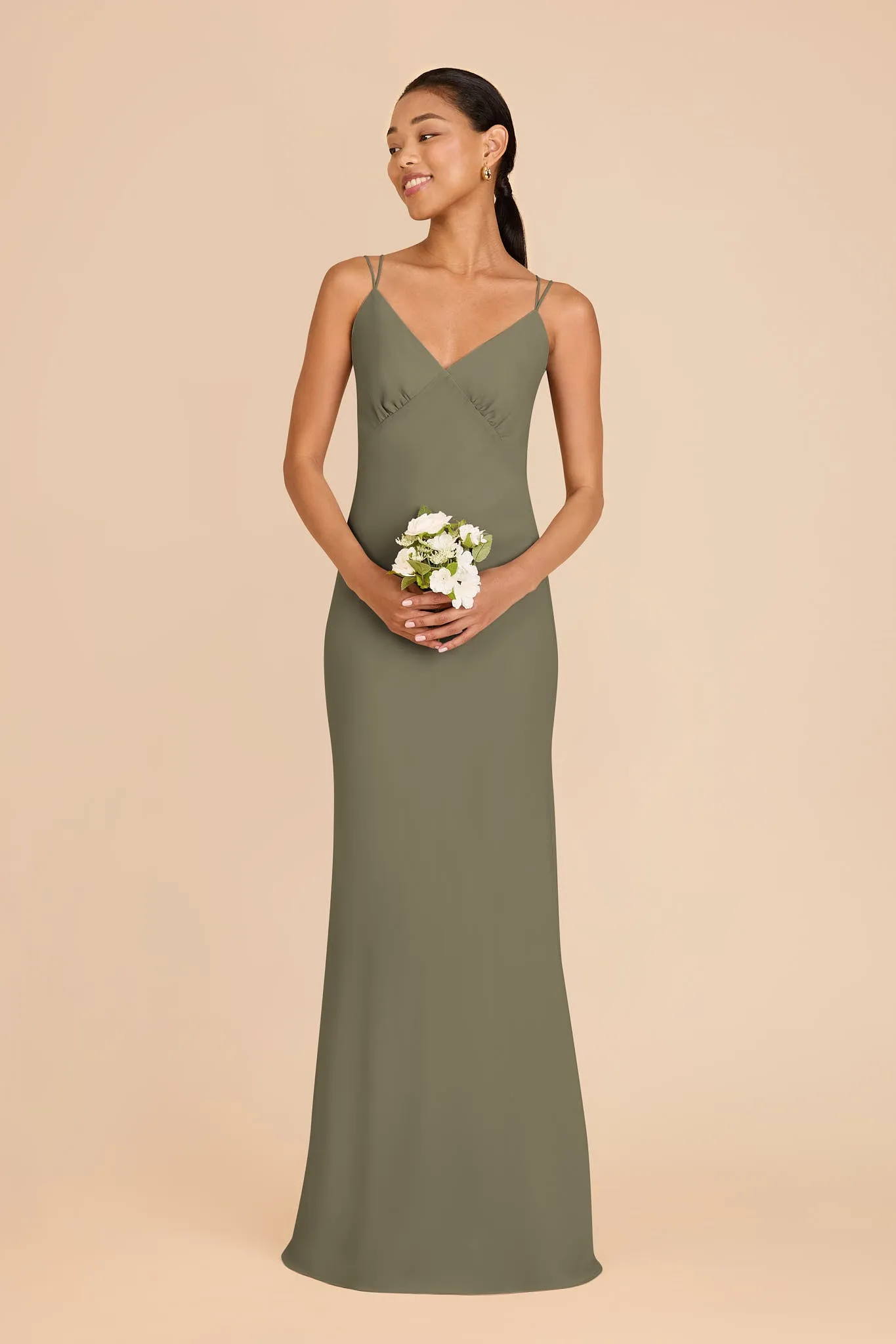 Dasha Chiffon Dress - Thyme sold by Birdy Grey product image thumbnail 3