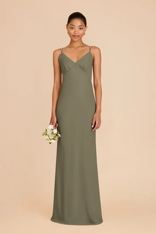 Dasha Chiffon Dress - Thyme sold by Birdy Grey