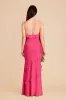 Valentina Matte Satin Dress - Fuchsia sold by Birdy Grey