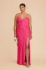 Valentina Matte Satin Dress - Fuchsia sold by Birdy Grey