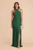 Eileen Matte Satin Dress - Forest Green sold by Birdy Grey