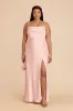 Mia Matte Satin Convertible Dress - Blush Pink sold by Birdy Grey