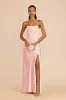 Mia Matte Satin Convertible Dress - Blush Pink sold by Birdy Grey