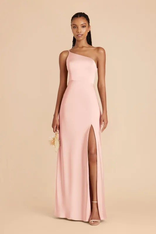 Kensie Matte Satin Dress - Blush Pink sold by Birdy Grey