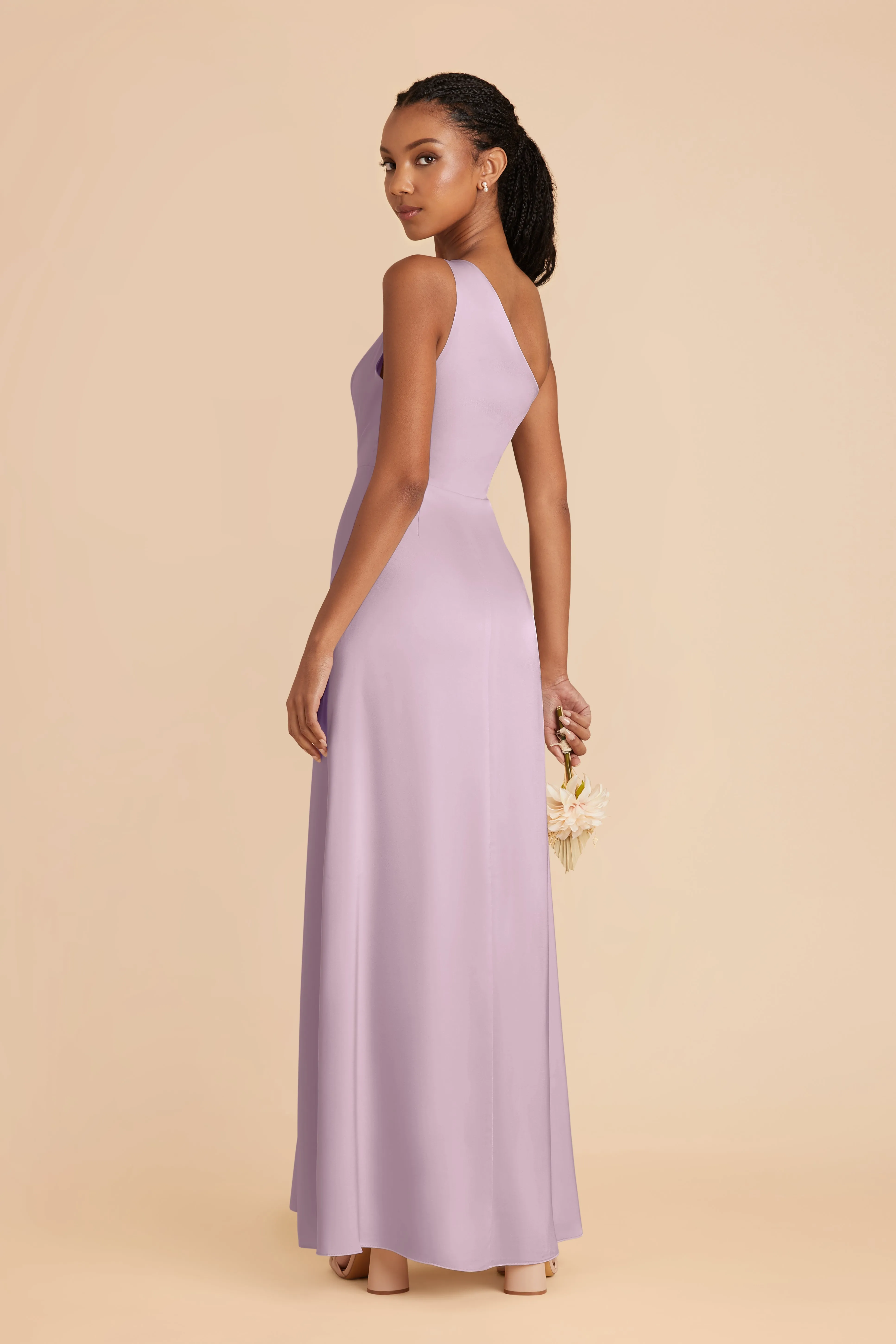 Kira Matte Satin Dress - Lavender sold by Birdy Grey product image thumbnail 4