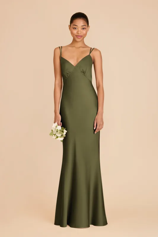 Dasha Matte Satin Dress - Martini sold by Birdy Grey