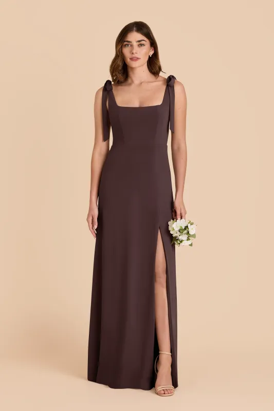 Alex Convertible Dress Luxe Knit - Espresso sold by Birdy Grey