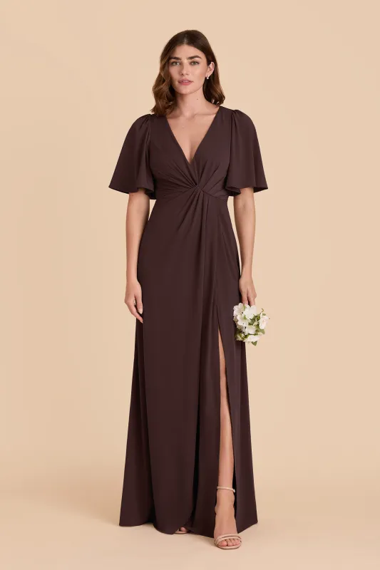 Fatima Luxe Knit Dress - Espresso sold by Birdy Grey