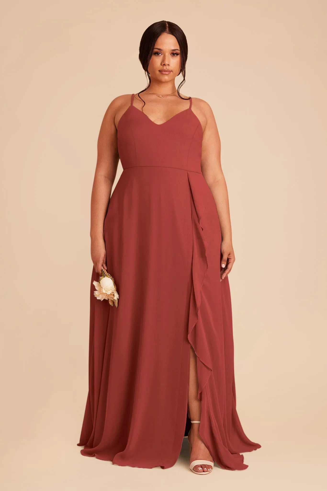 Theresa Chiffon Dress - Spice sold by Birdy Grey product image thumbnail 2