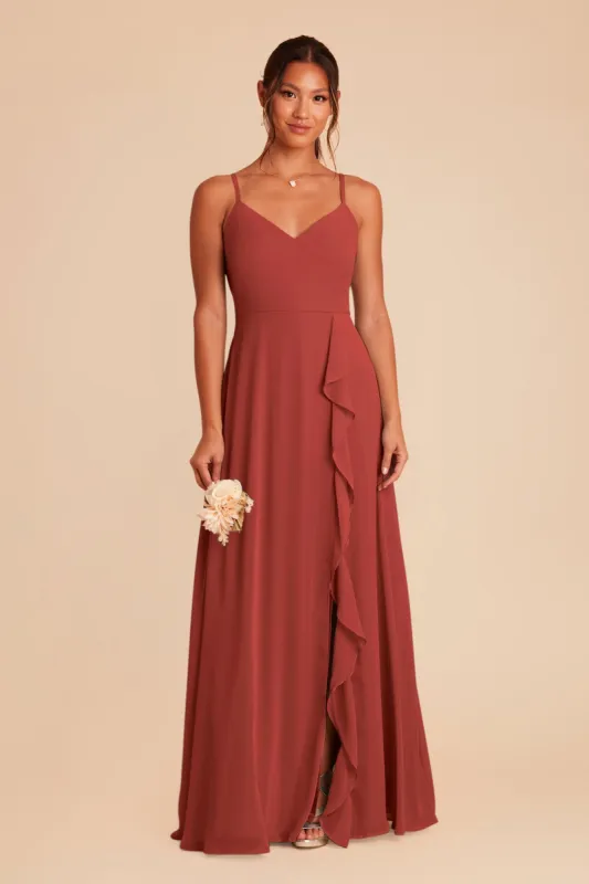 Theresa Chiffon Dress - Spice sold by Birdy Grey