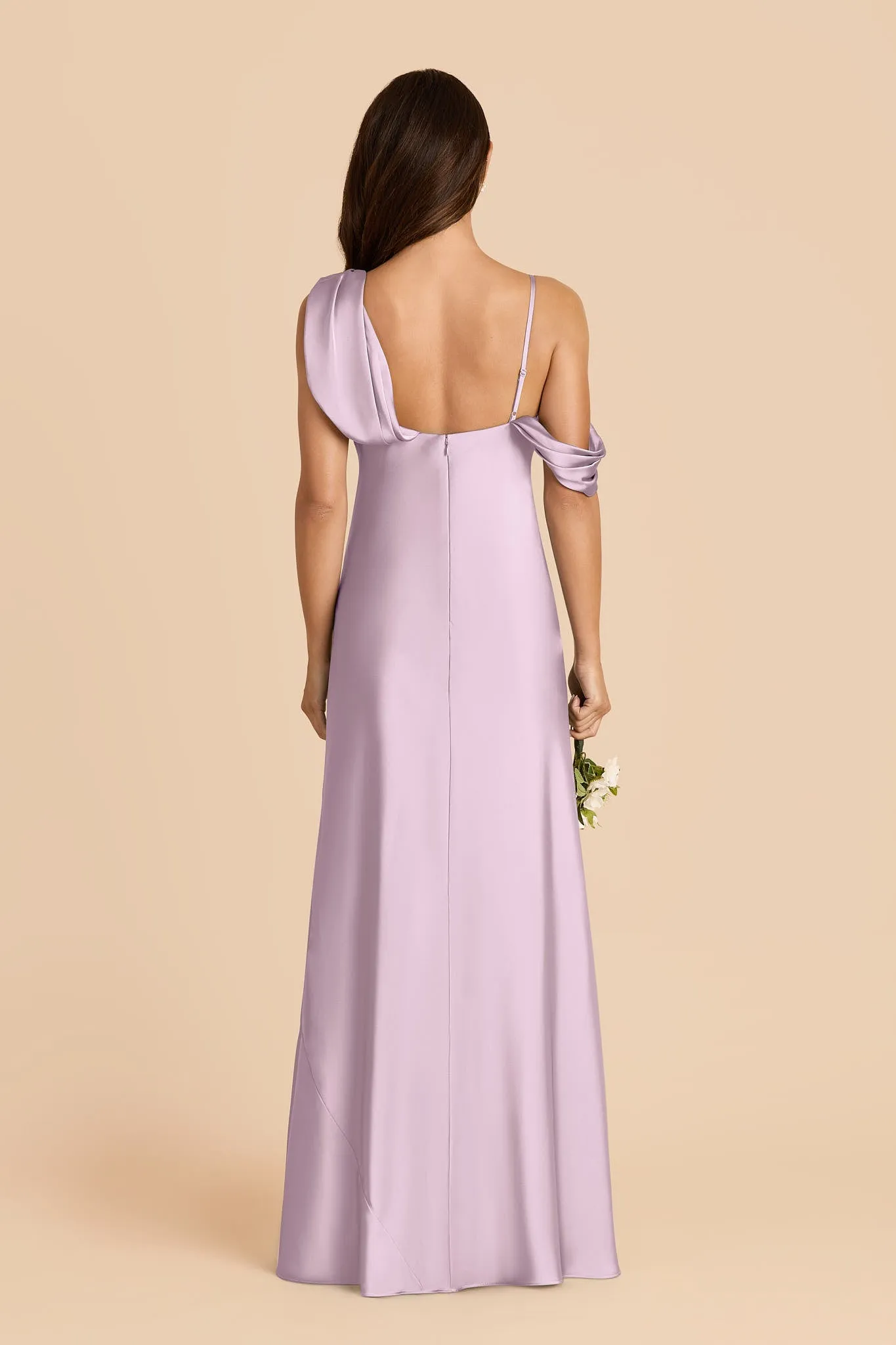Freya Matte Satin Dress - Lavender sold by Birdy Grey product image thumbnail 4