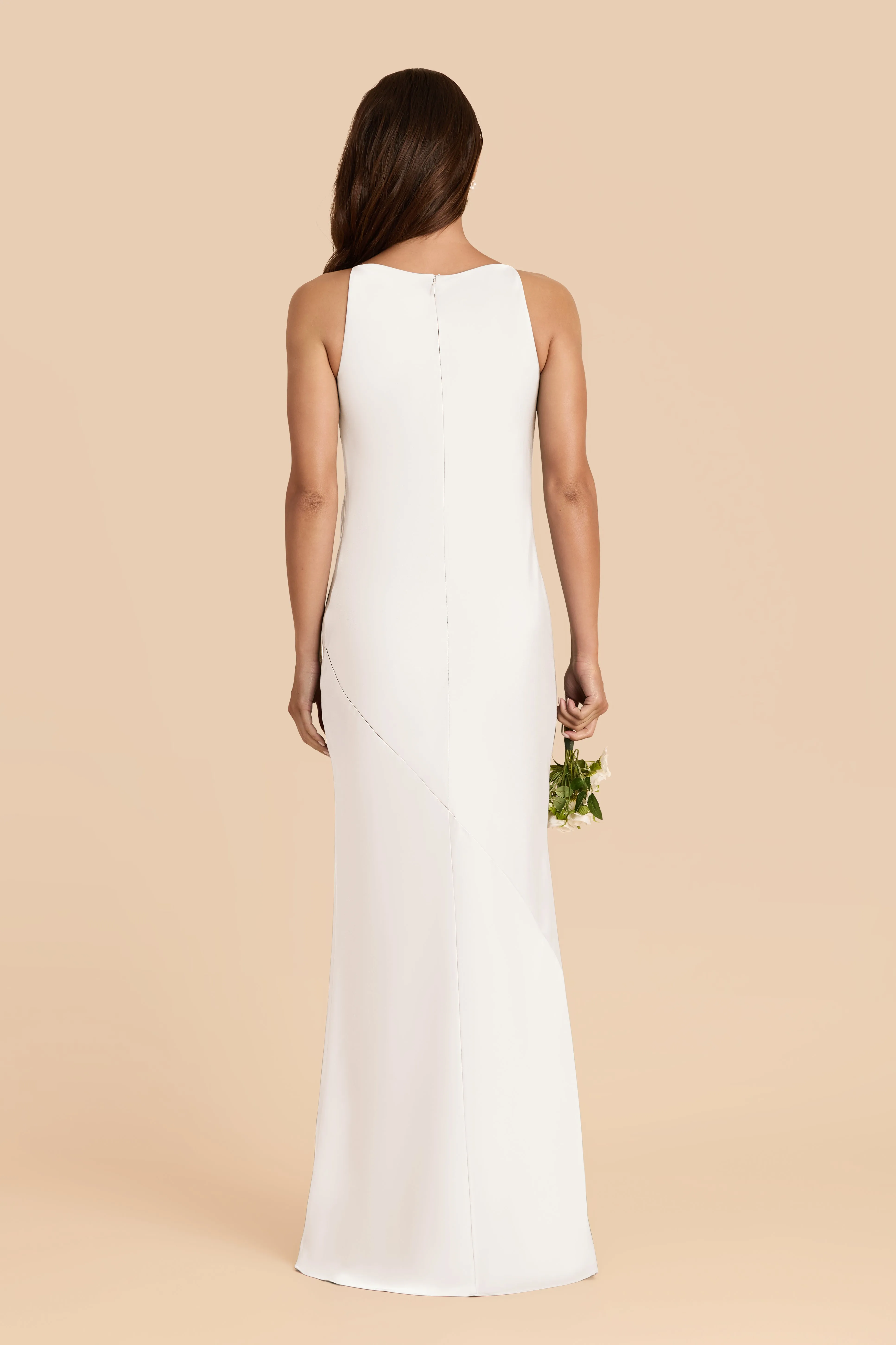 Destiny Matte Satin Dress - White sold by Birdy Grey product image thumbnail 4