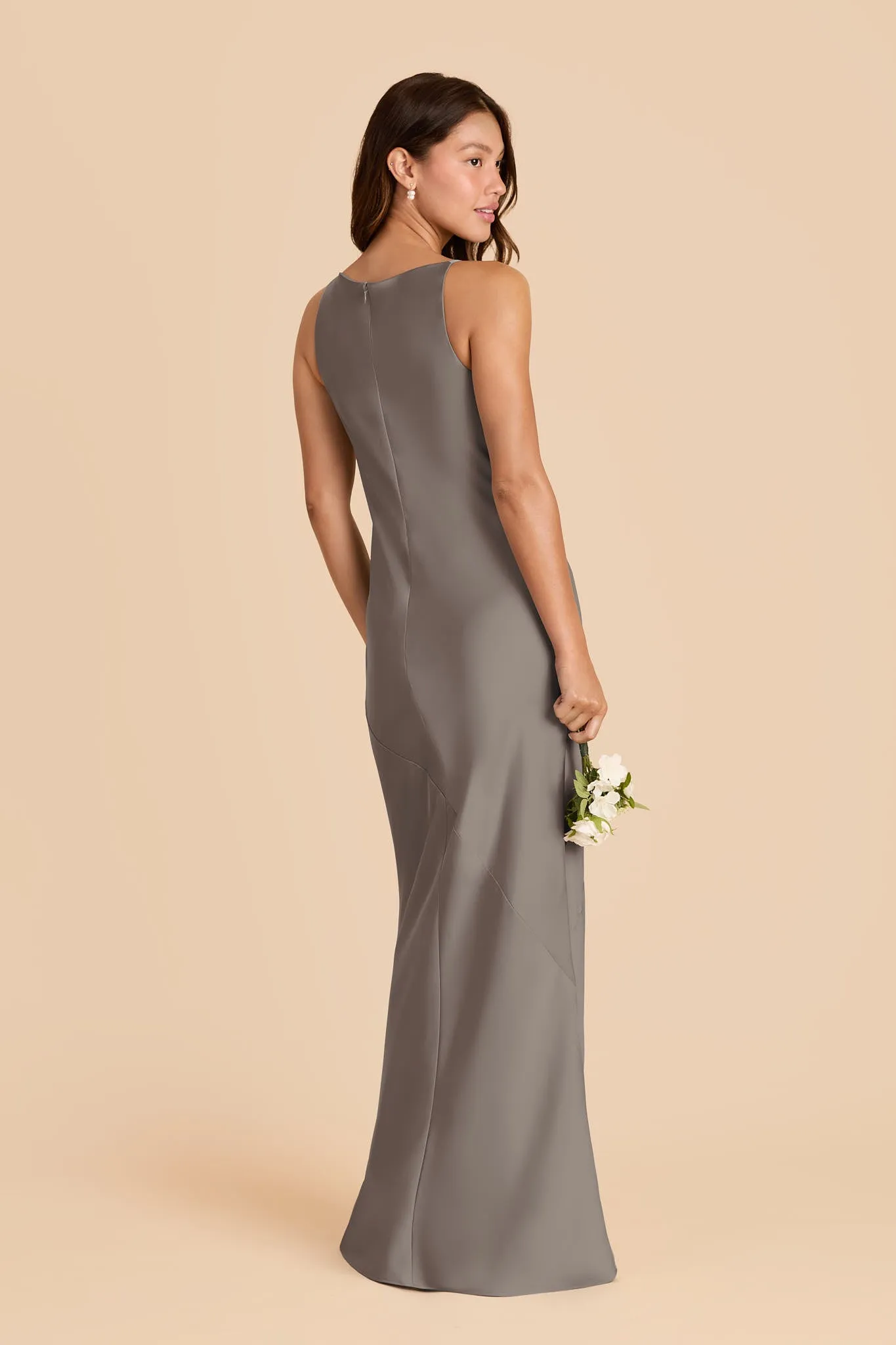 Destiny Matte Satin Dress - Quartz sold by Birdy Grey product image thumbnail 3