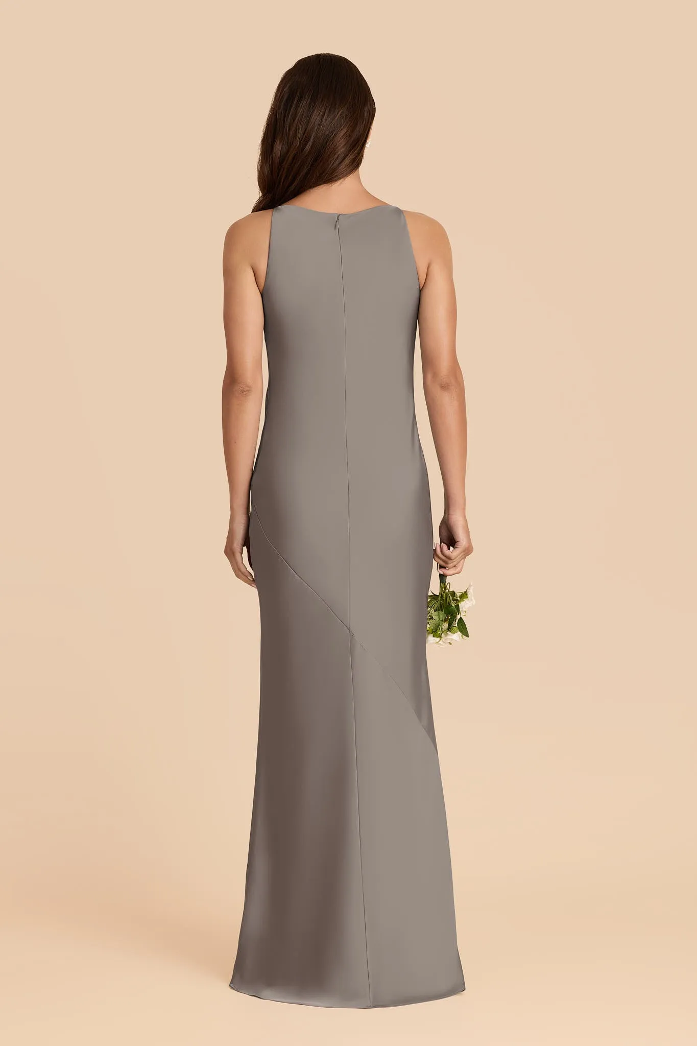 Destiny Matte Satin Dress - Quartz sold by Birdy Grey product image thumbnail 4