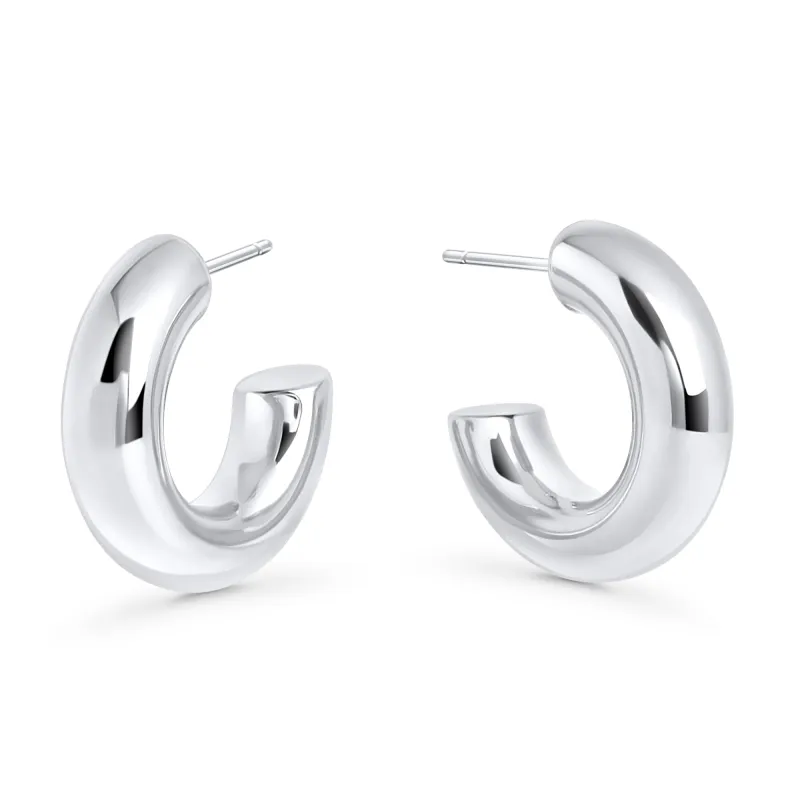 Lara Small Hoop Earrings by Mia Bijoux sold by Birdy Grey