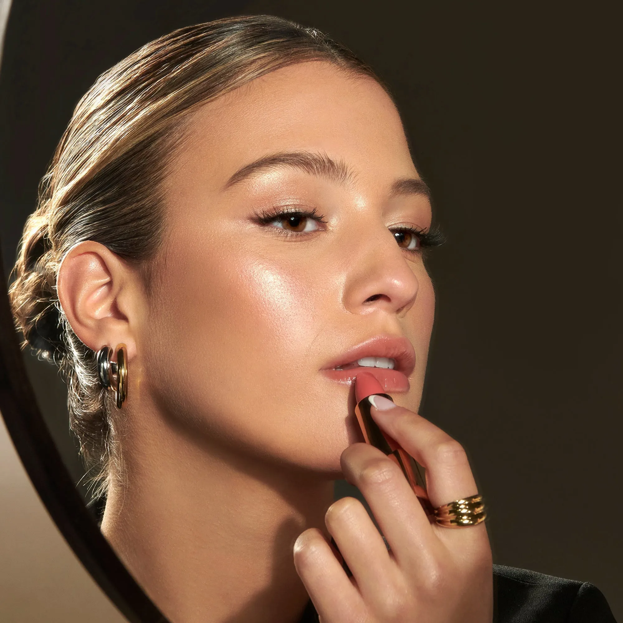 Lara Medium Hoop Earrings by Mia Bijoux sold by Birdy Grey product image thumbnail 4