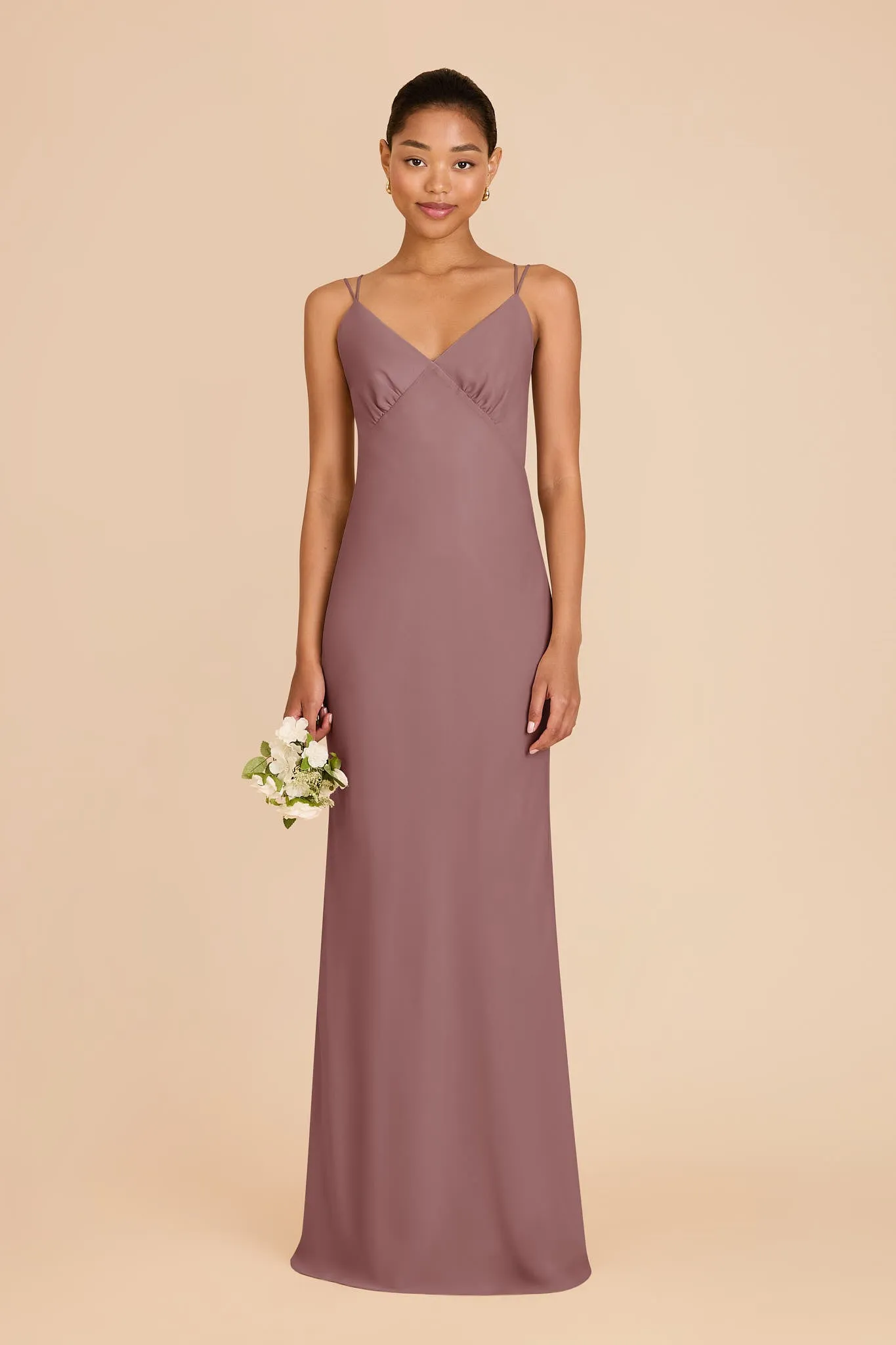 Dasha Chiffon Dress - Dark Mauve sold by Birdy Grey product image thumbnail 3