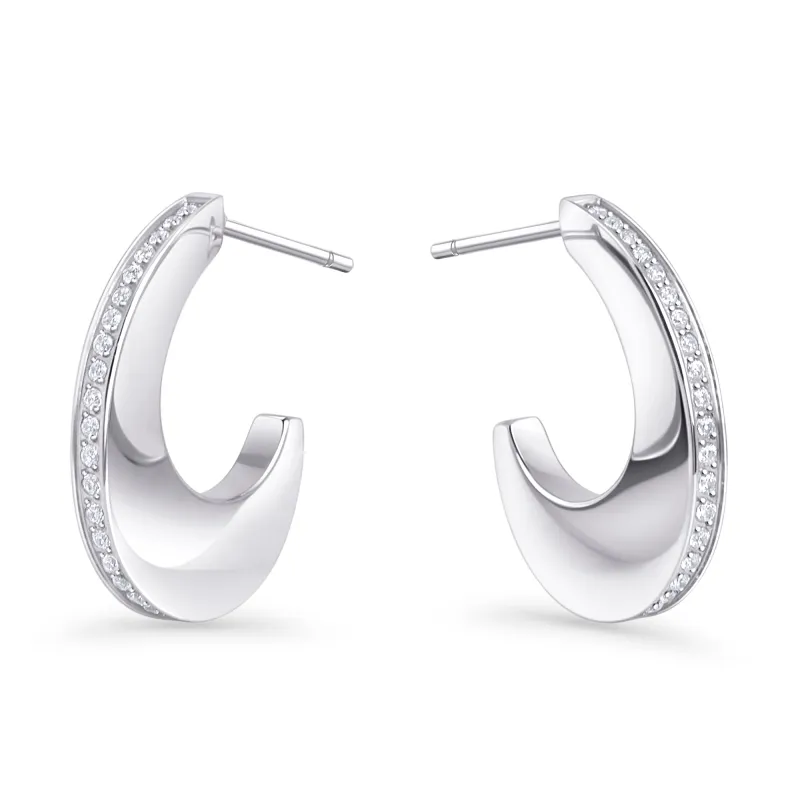 Ella Hoop Earrings by Mia Bijoux sold by Birdy Grey