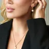 Heidi Huggie Earrings by Mia Bijoux sold by Birdy Grey
