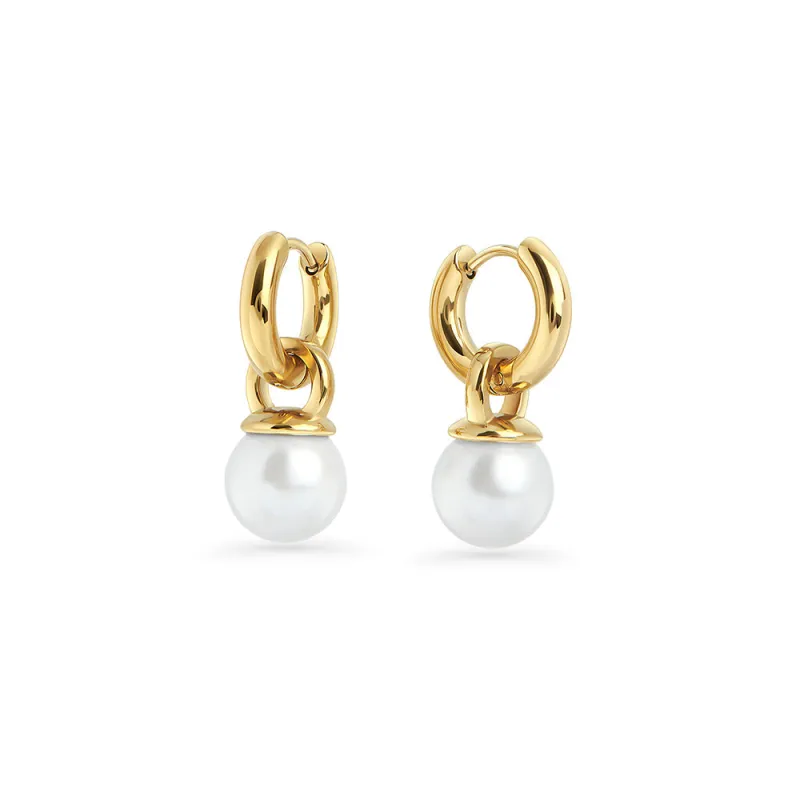 Heidi Huggie Earrings by Mia Bijoux sold by Birdy Grey