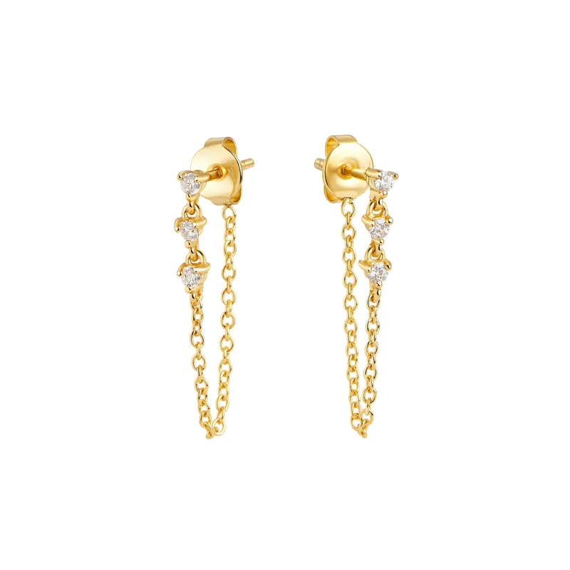 Mathilda Pendant Earrings by Mia Bijoux sold by Birdy Grey
