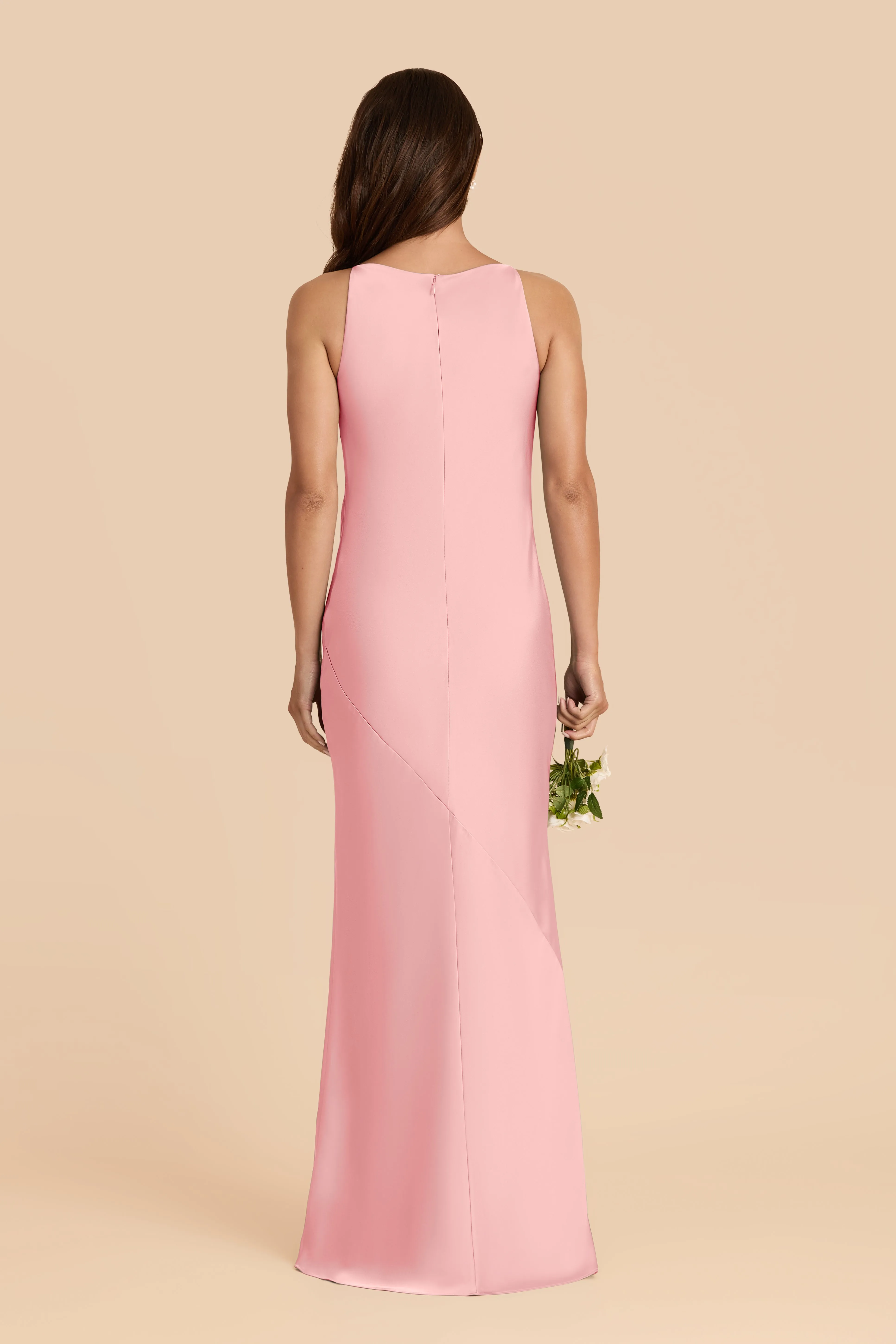 Destiny Matte Satin Dress - Bubblegum Pink sold by Birdy Grey product image thumbnail 4