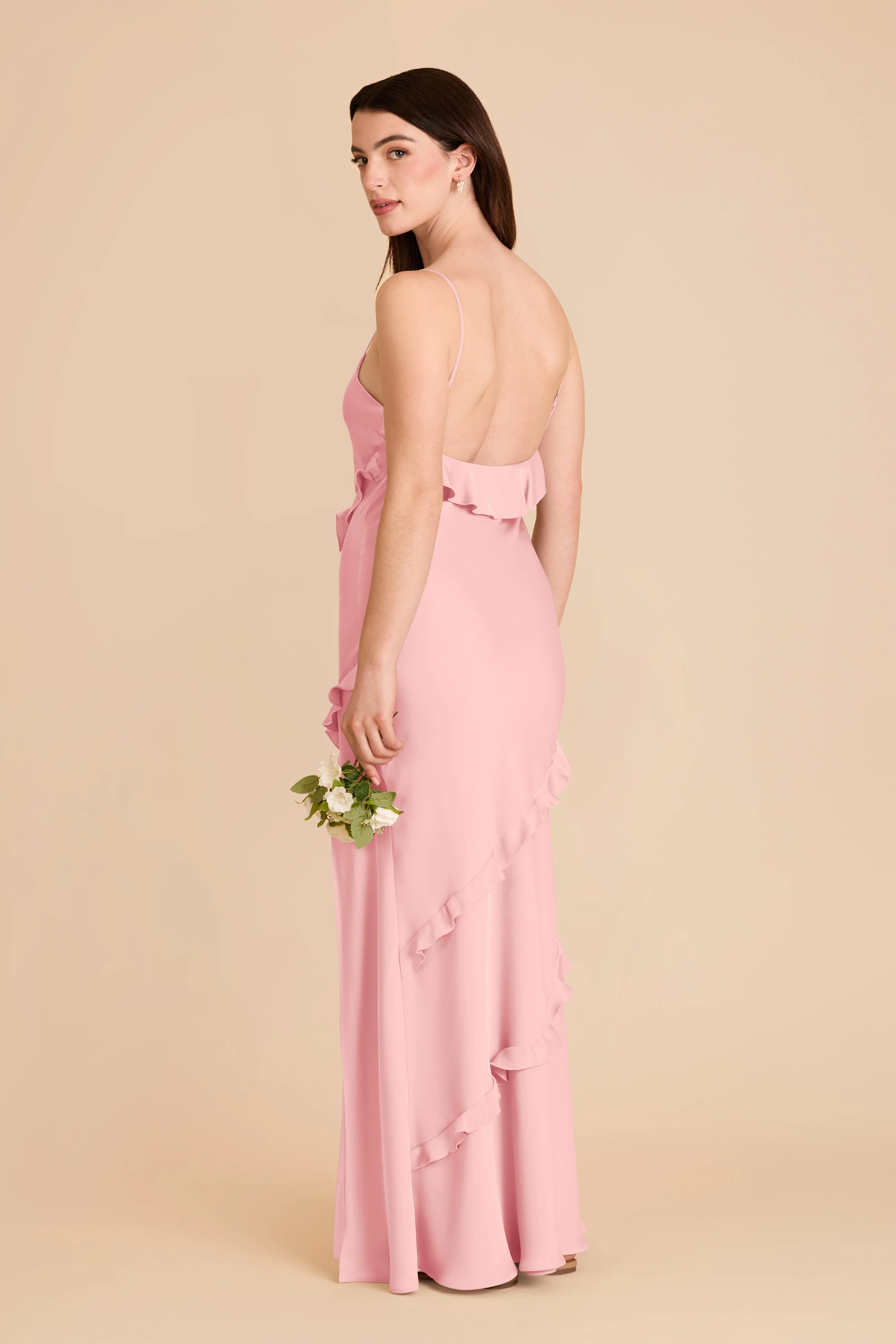 Valentina Matte Satin Dress - Bubblegum Pink sold by Birdy Grey product image thumbnail 4