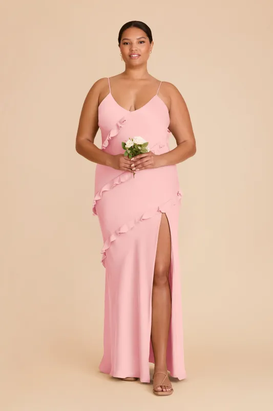 Valentina Matte Satin Dress - Bubblegum Pink sold by Birdy Grey