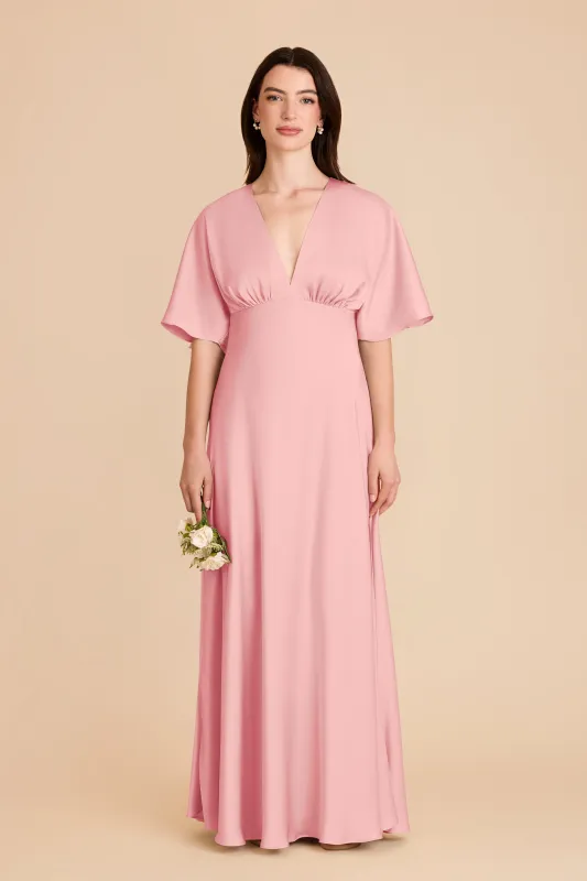 Shyla Matte Satin Dress - Bubblegum Pink sold by Birdy Grey
