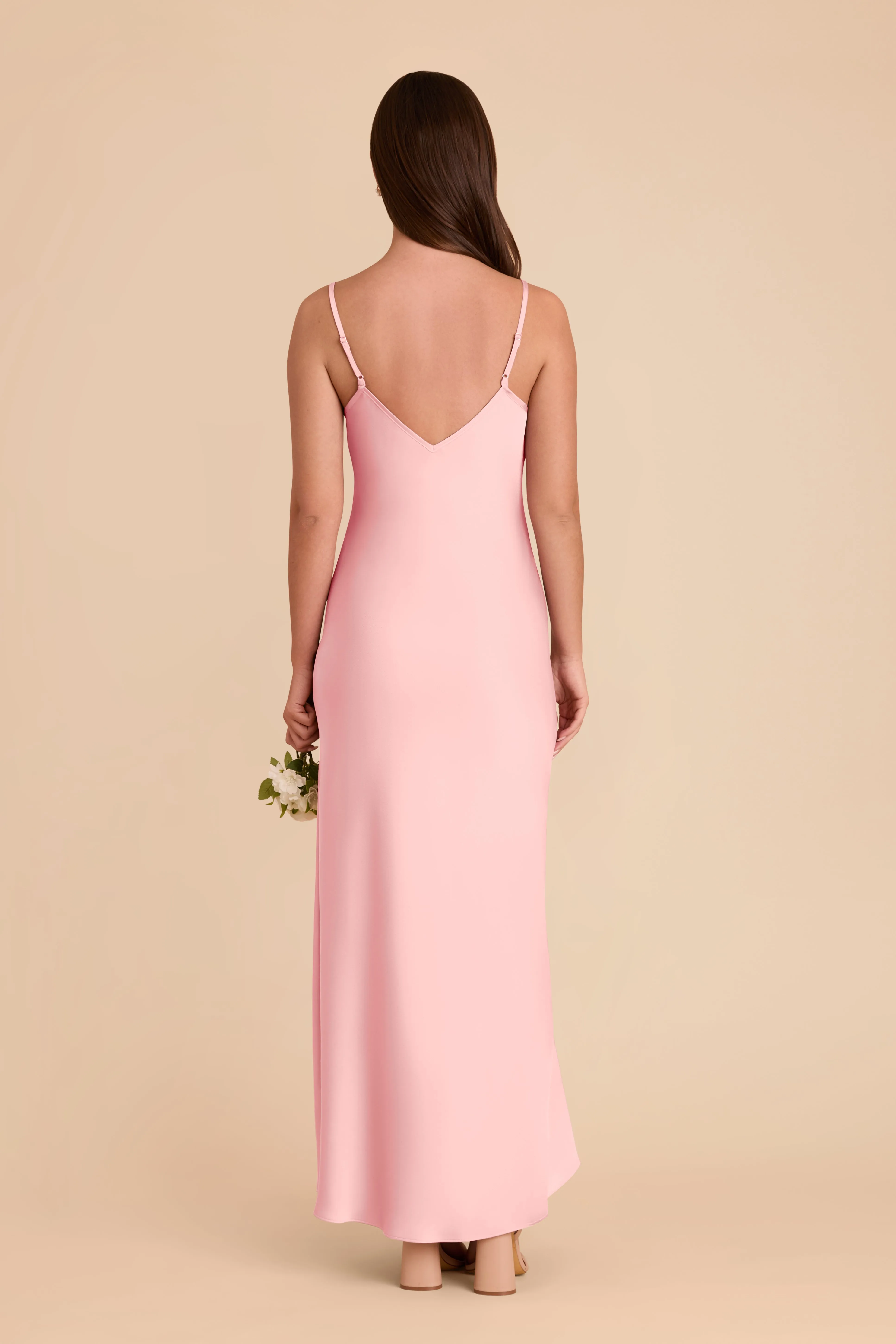 Alice Matte Satin Dress - Bubblegum Pink sold by Birdy Grey product image thumbnail 5