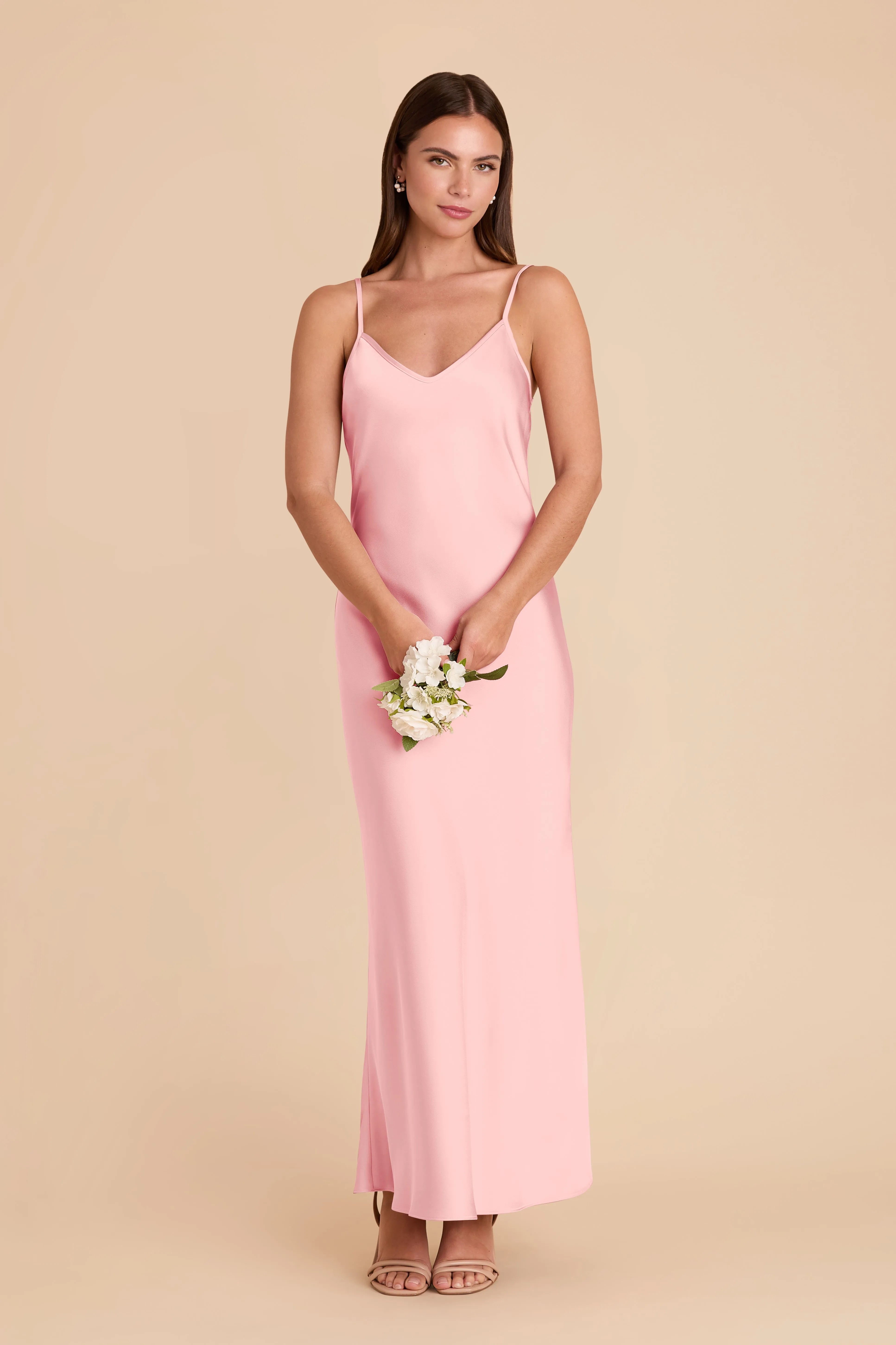 Alice Matte Satin Dress - Bubblegum Pink sold by Birdy Grey product image thumbnail 3