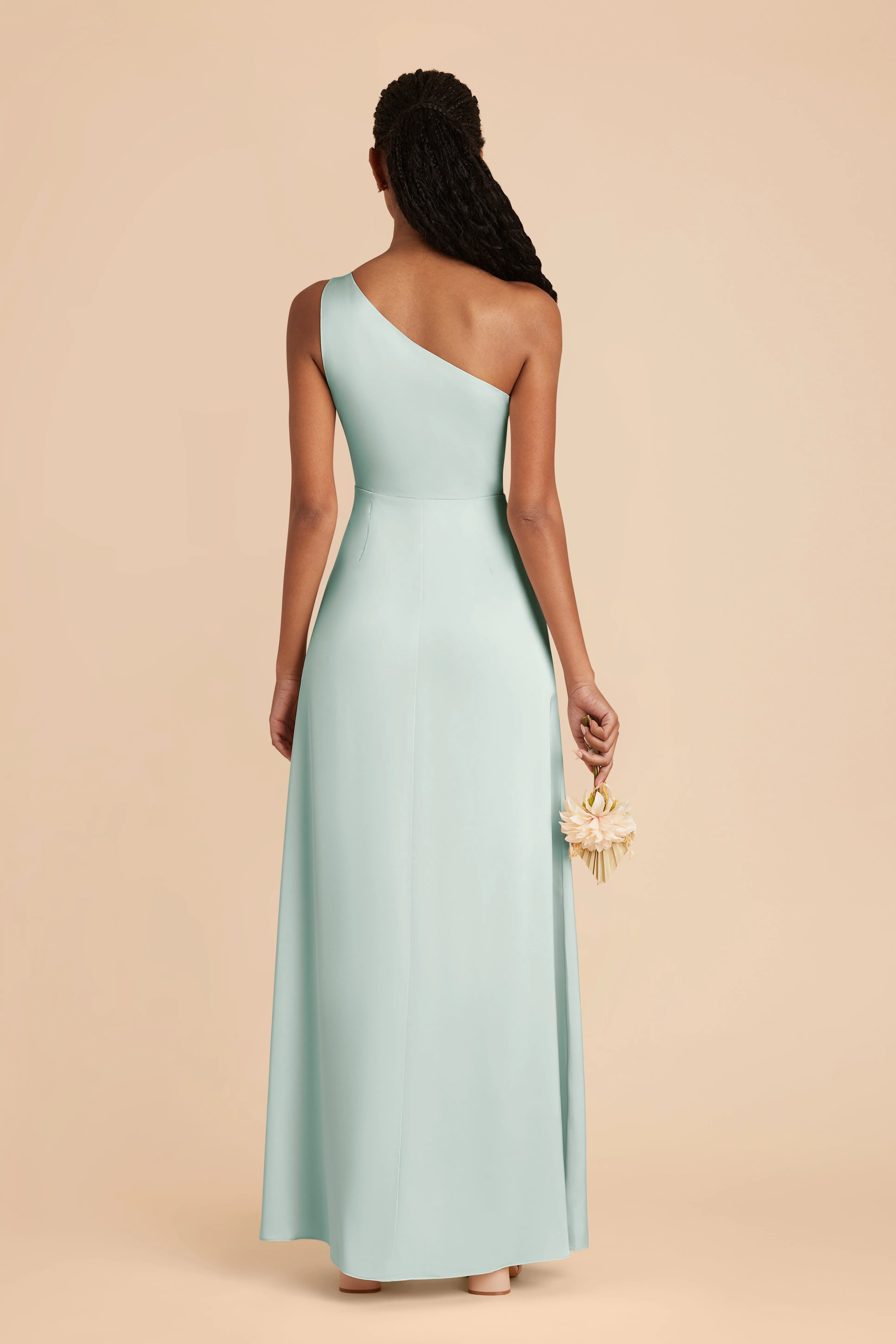 Kira Matte Satin Dress - Mint sold by Birdy Grey product image thumbnail 5