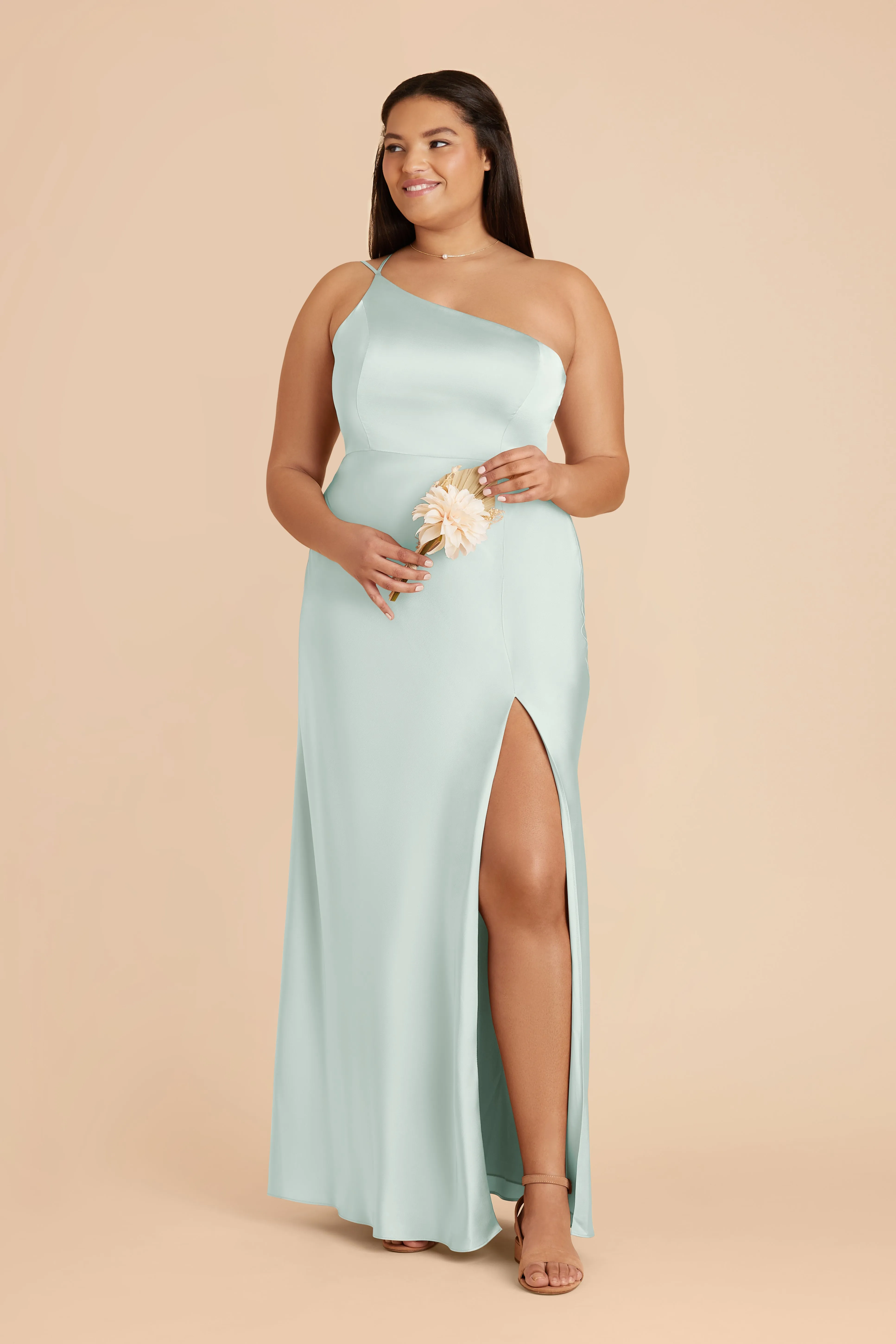 Kensie Matte Satin Dress - Mint sold by Birdy Grey product image thumbnail 2