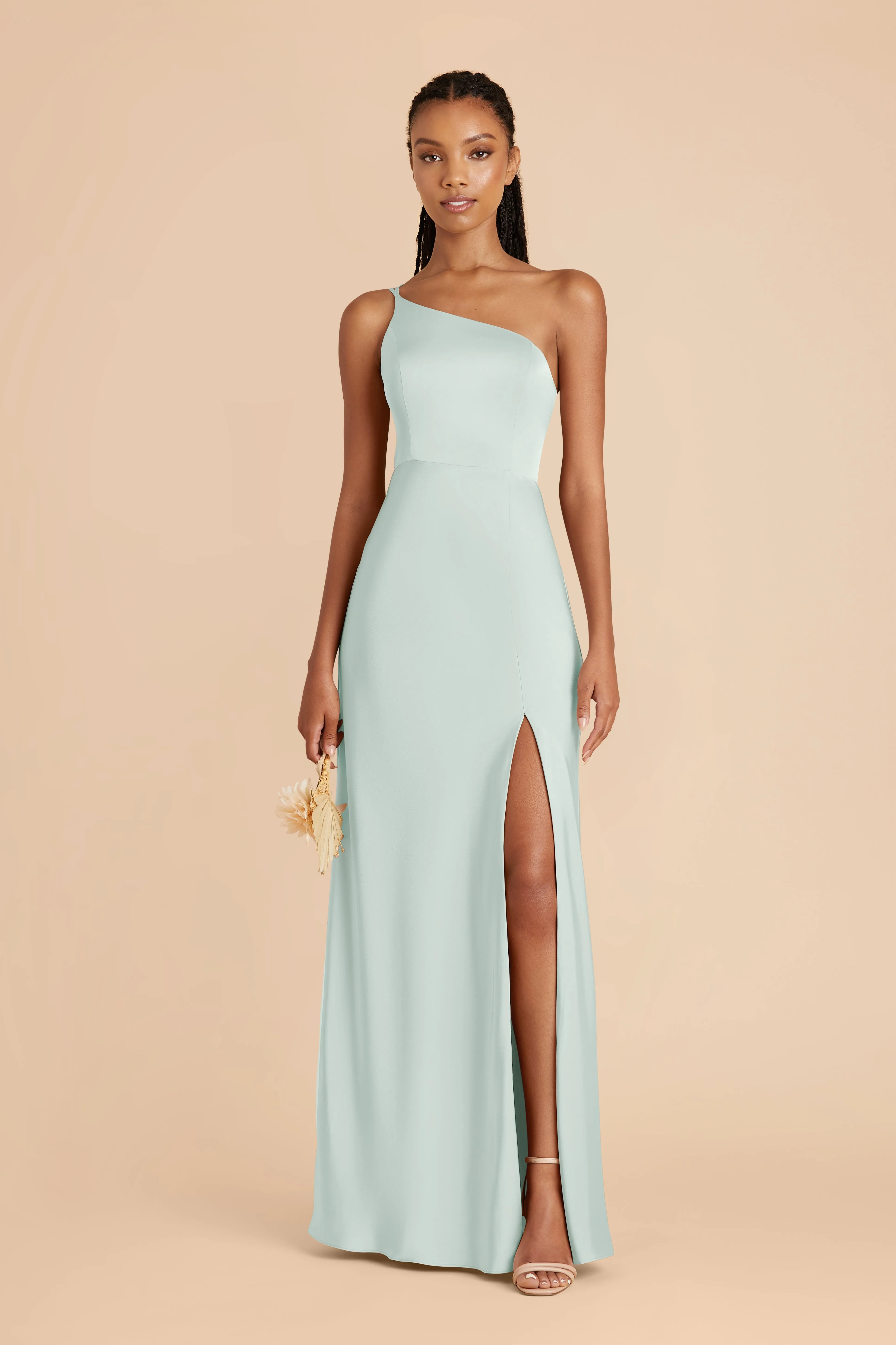 Kensie Matte Satin Dress - Mint sold by Birdy Grey