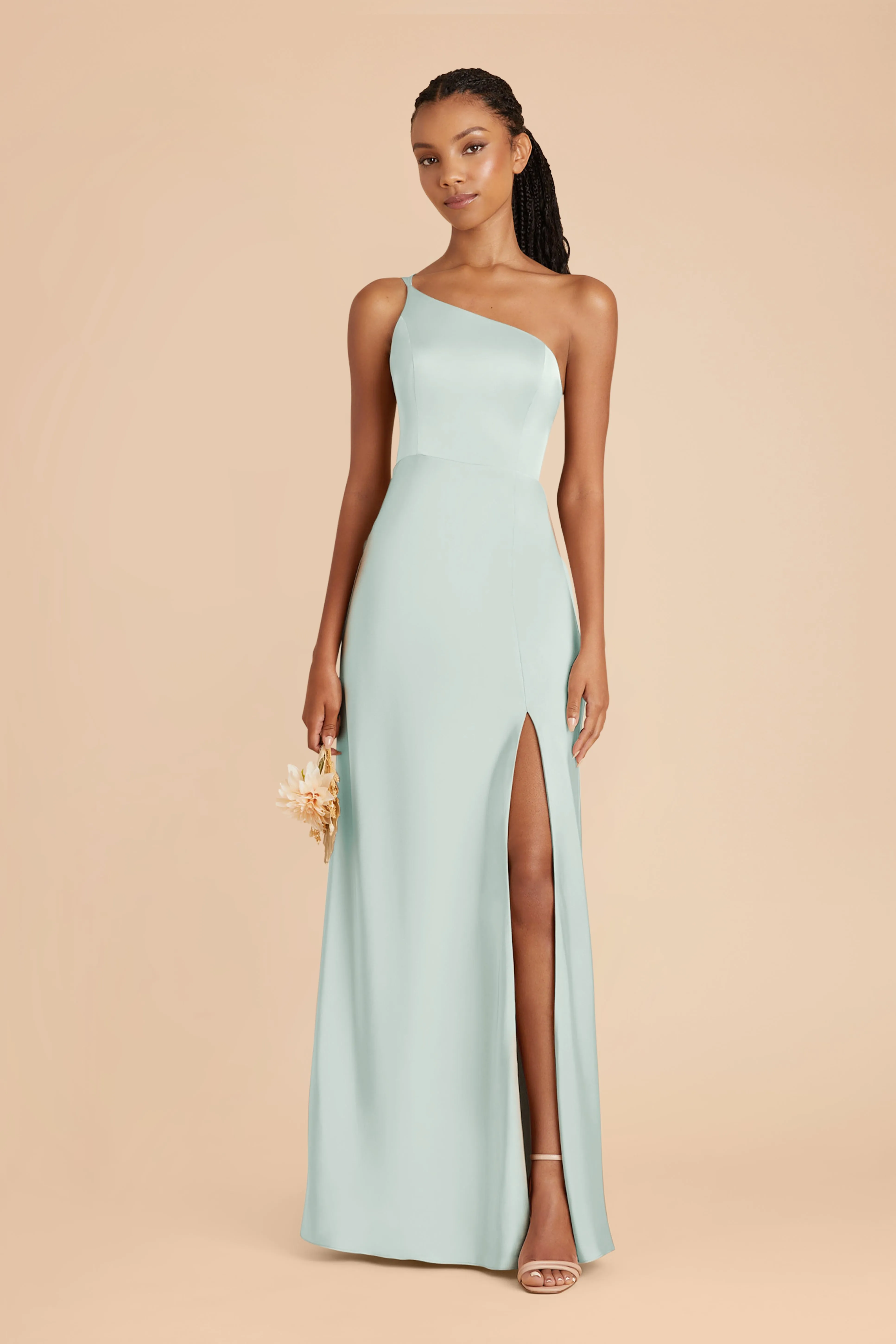 Kensie Matte Satin Dress - Mint sold by Birdy Grey product image thumbnail 3