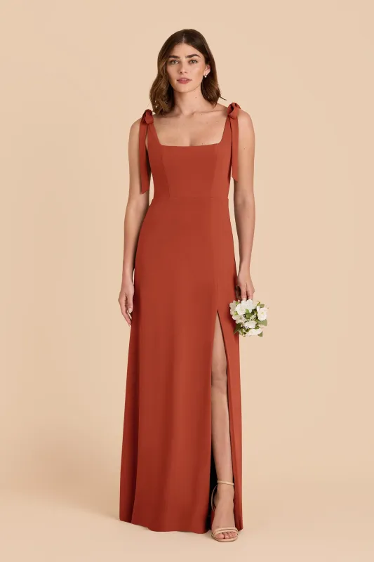 Alex Convertible Dress Luxe Knit - Auburn sold by Birdy Grey