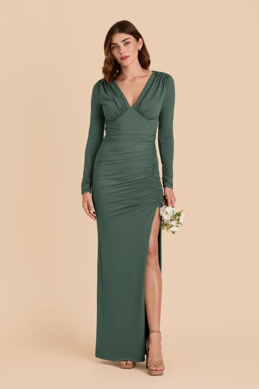 Emmy Luxe Knit Dress - Eucalyptus sold by Birdy Grey