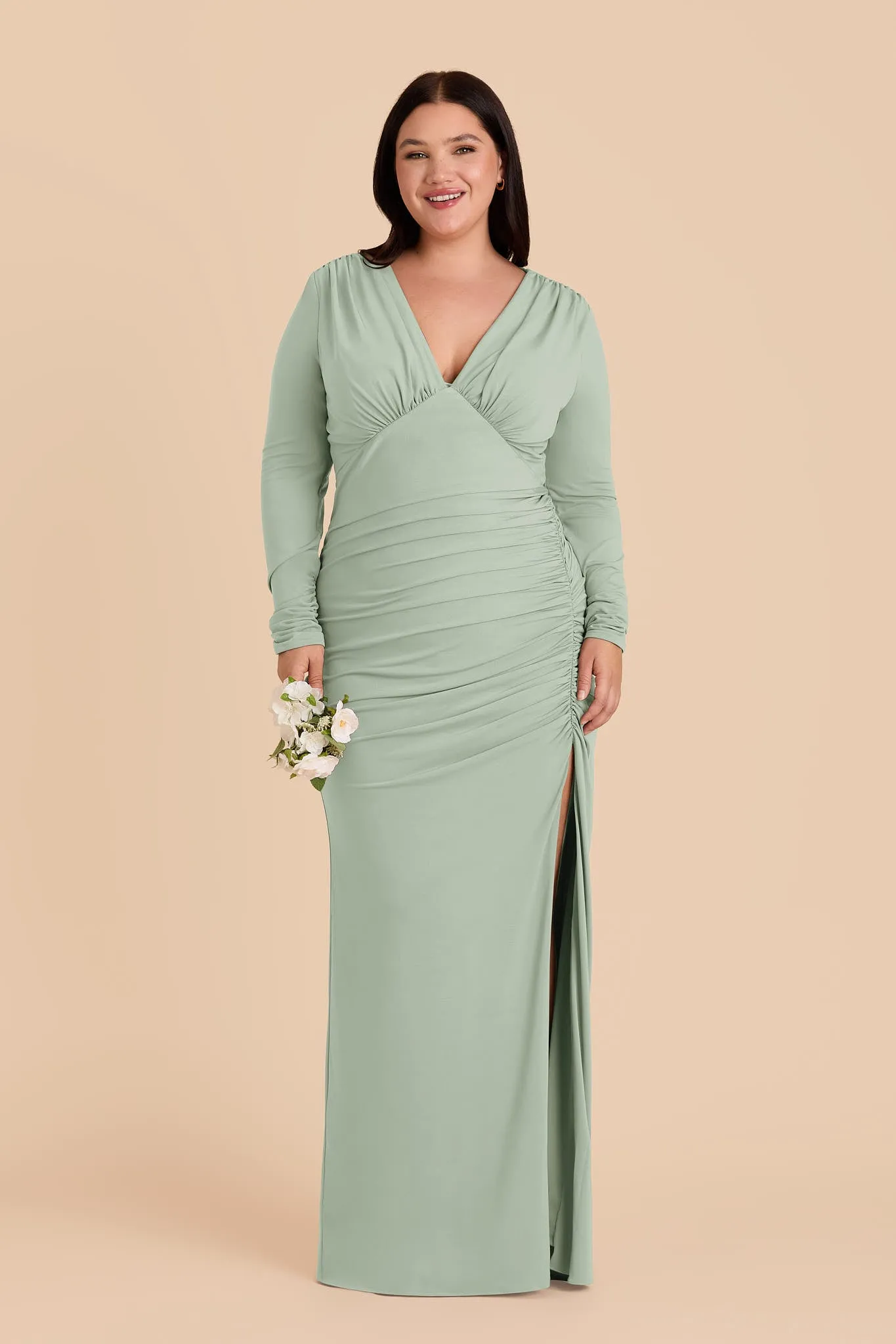 Emmy Luxe Knit Dress - Sage sold by Birdy Grey product image thumbnail 2