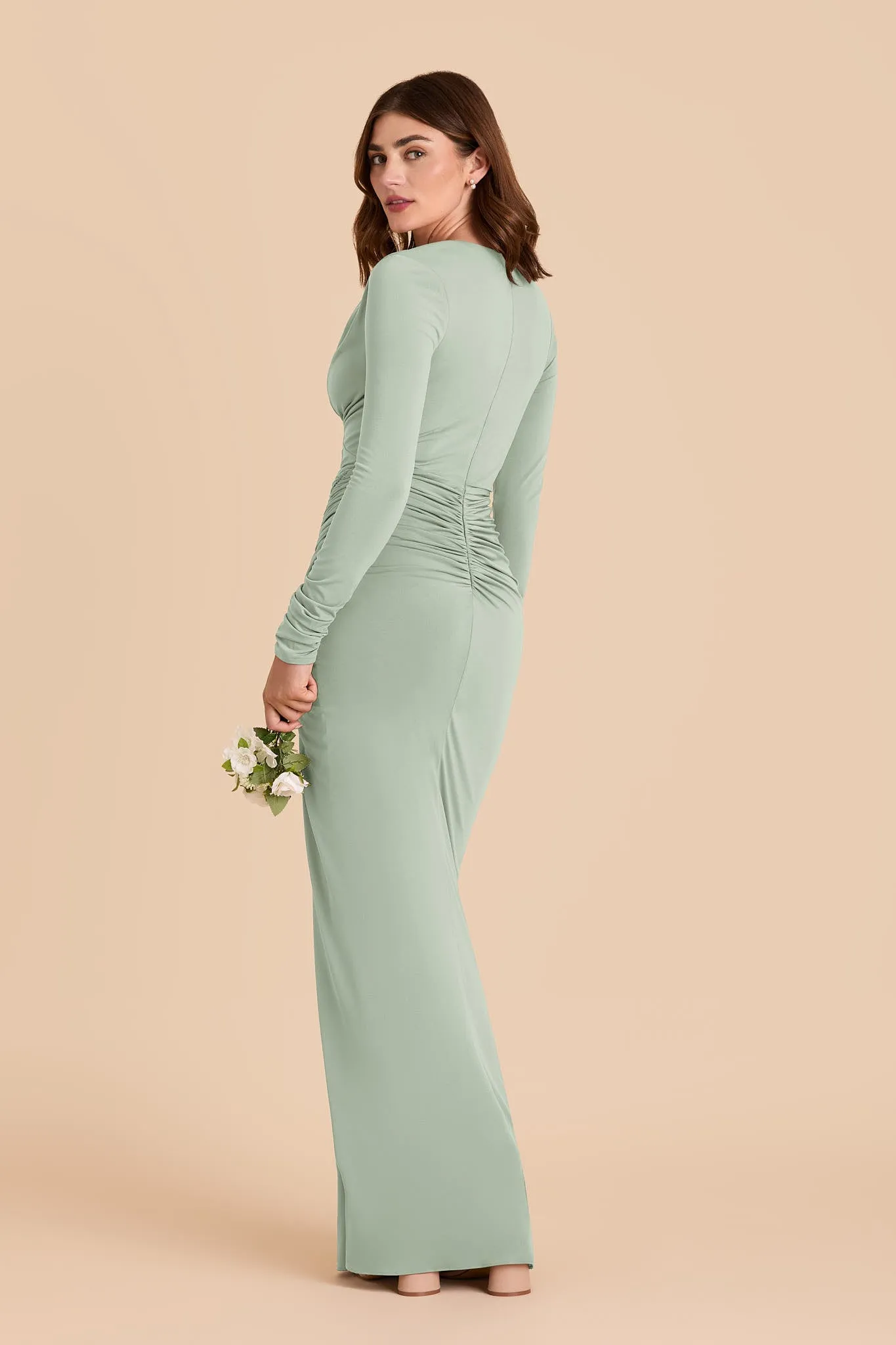 Emmy Luxe Knit Dress - Sage sold by Birdy Grey product image thumbnail 4
