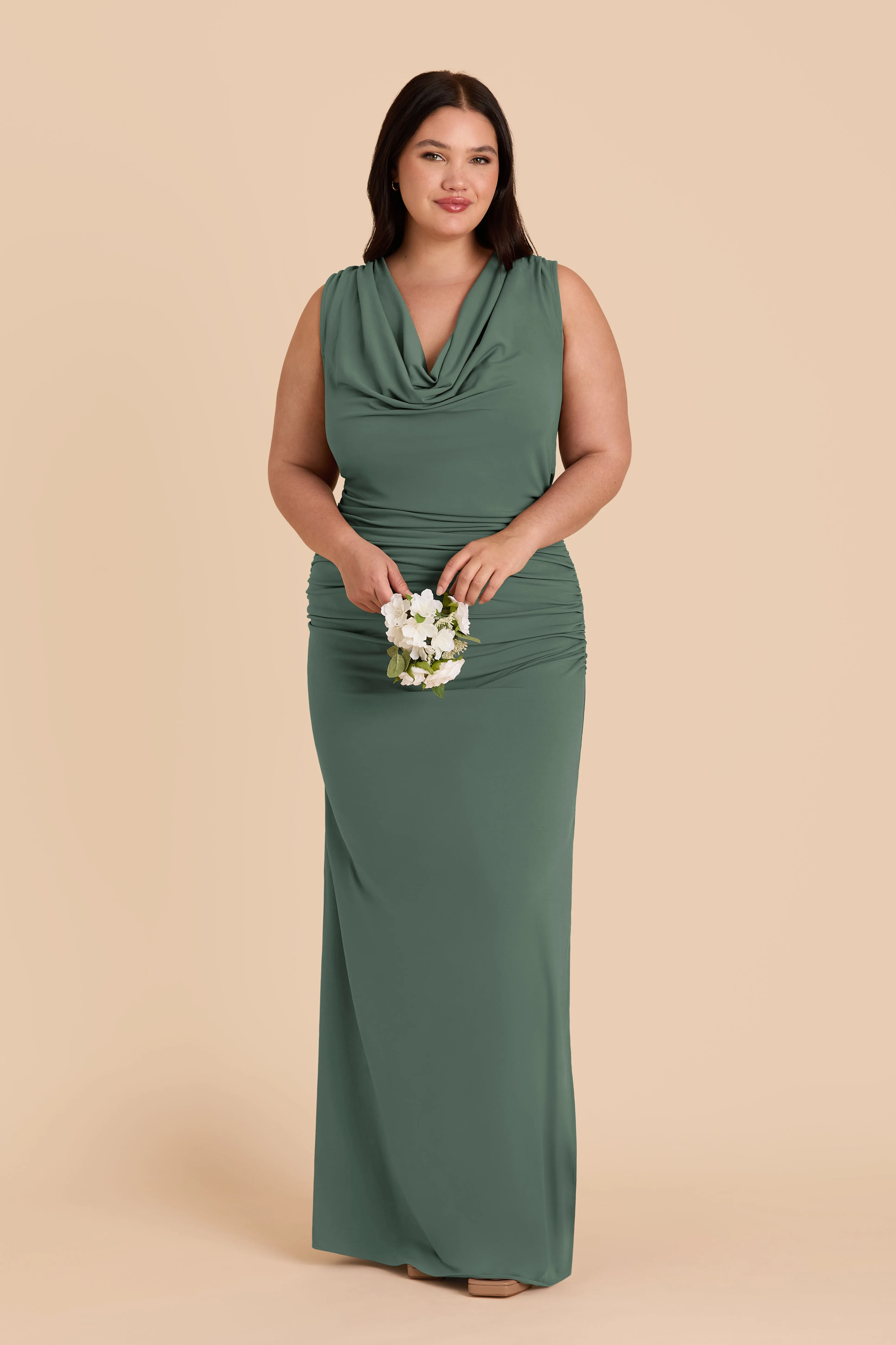 Danny Luxe Knit Dress - Eucalyptus sold by Birdy Grey product image thumbnail 2