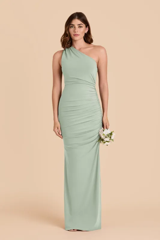 Claudia Luxe Knit Dress - Sage sold by Birdy Grey