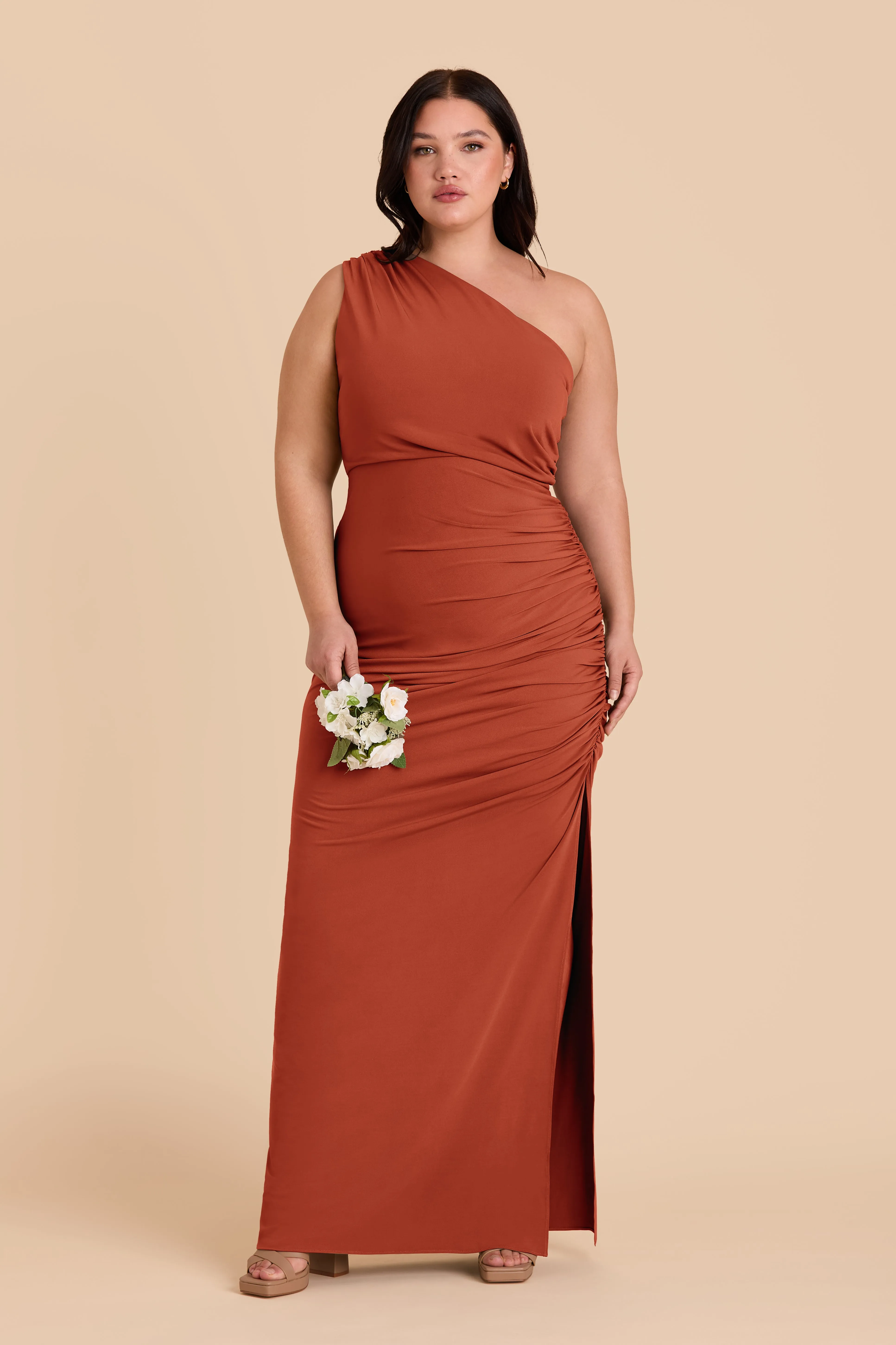 Claudia Luxe Knit Dress - Auburn sold by Birdy Grey product image thumbnail 2